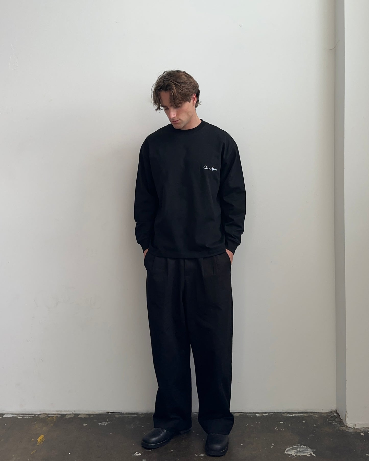 Cropped Longsleeve - Black