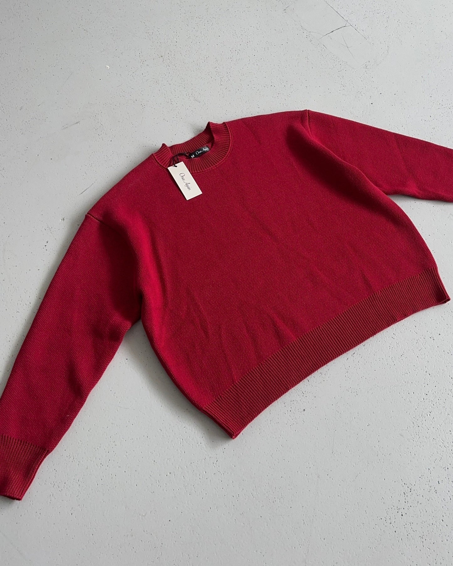Box Knit - Red