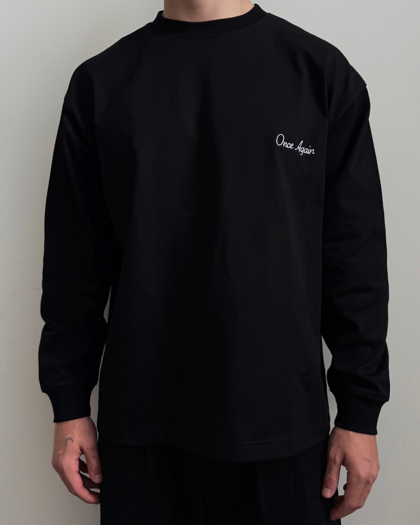 Cropped Longsleeve - Black