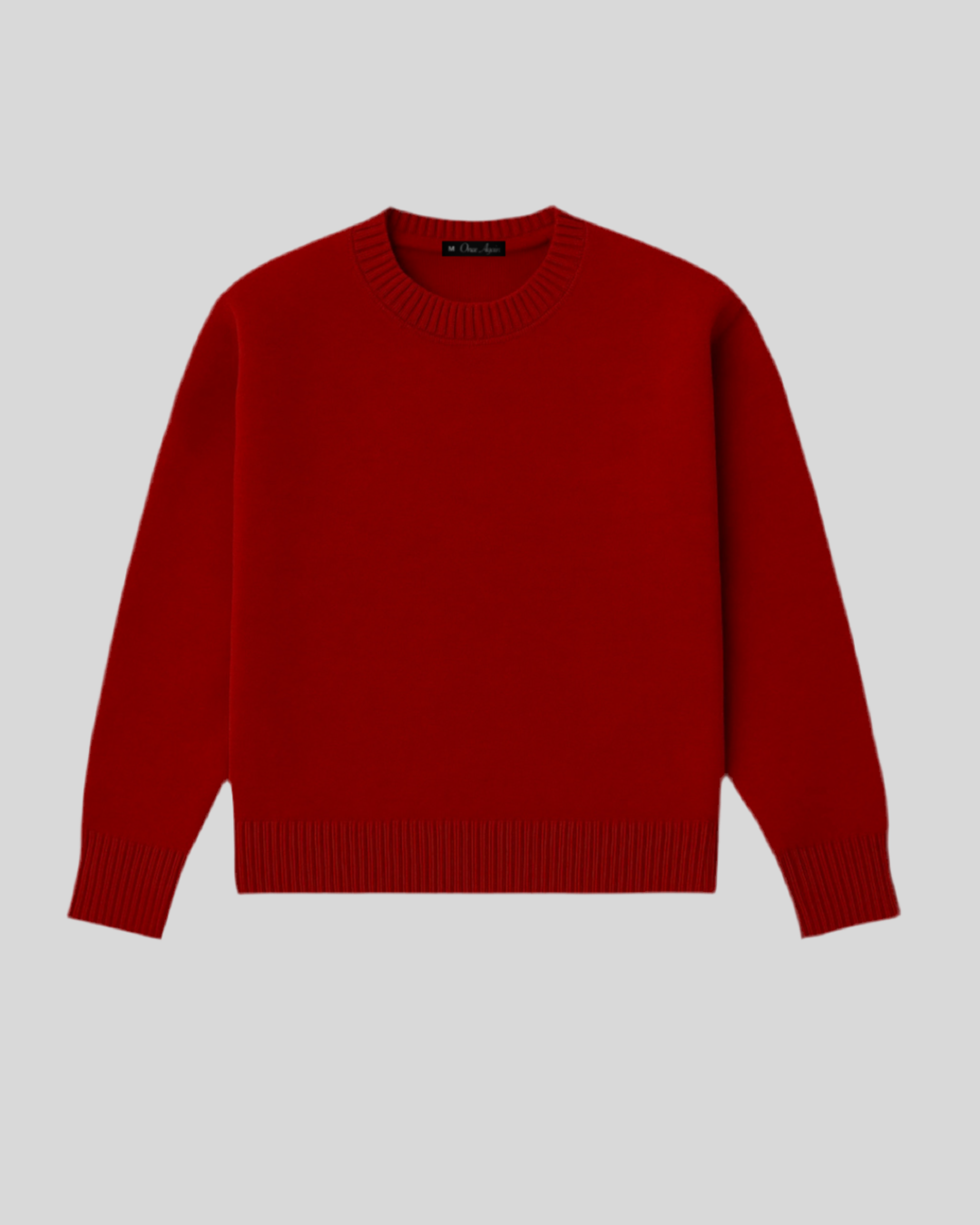 Box Knit - Red