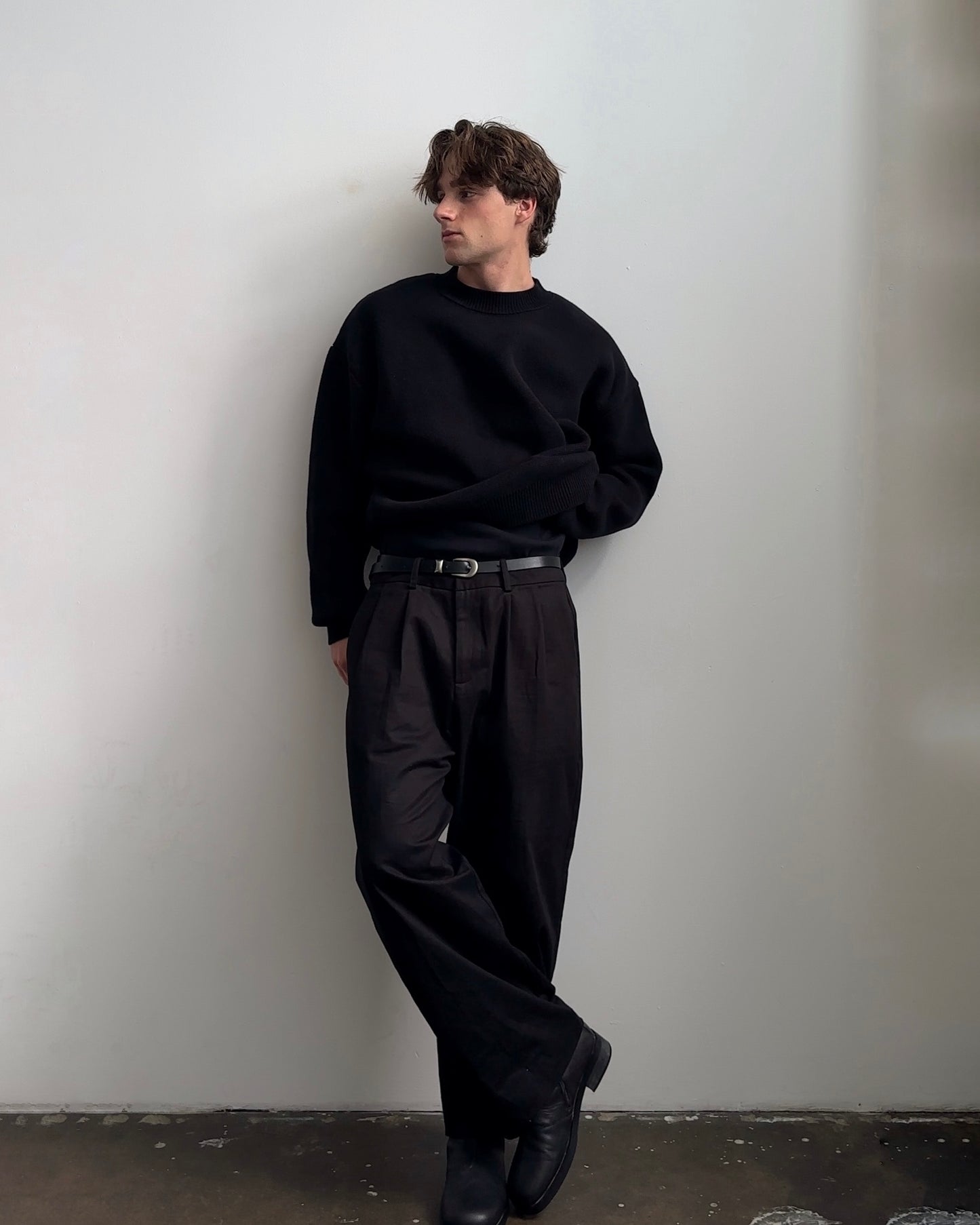 Twill Pleated pant