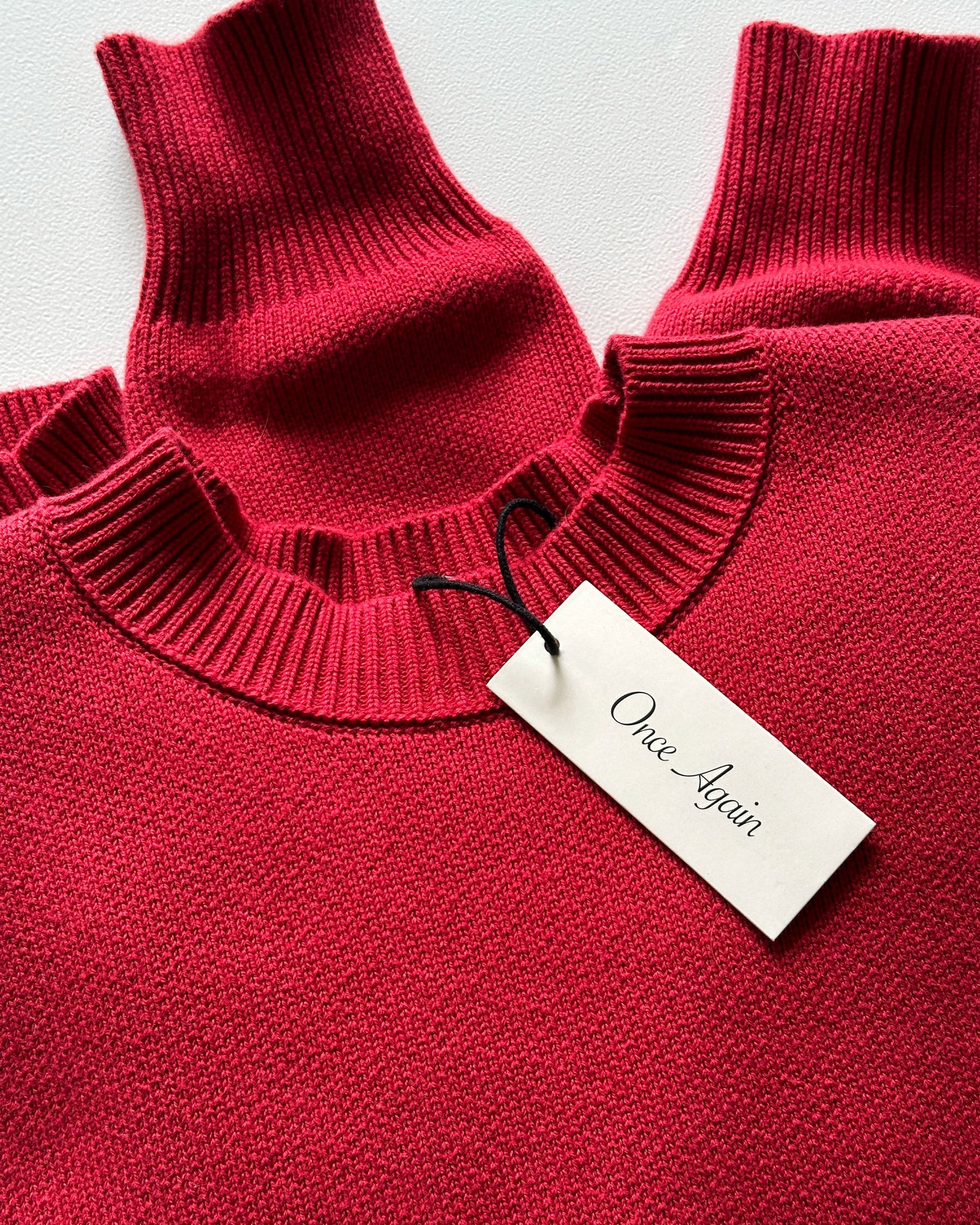 Box Knit - Red